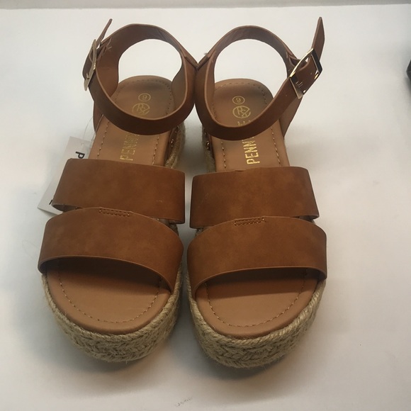 PENN Y SUE West Sandal Wedge Size 9 - Picture 6 of 16